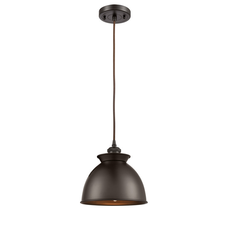 Ballston Bronze 10" Mini Pendant Light for Indoor/Outdoor Use