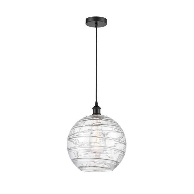 Matte Black Glass Mini Pendant Ceiling Light