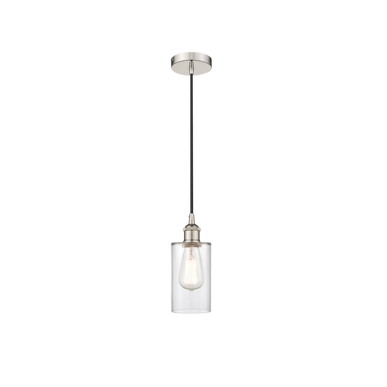 Edison Polished Nickel 10" Mini Pendant with Versatile Design