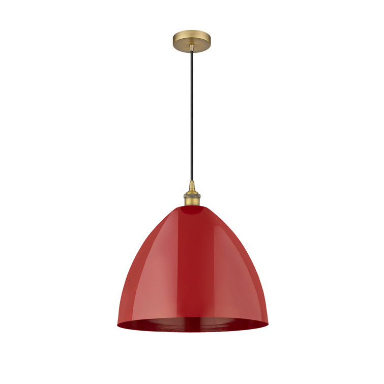 Edison 9" Brushed Brass Mini Pendant with Versatile Shades