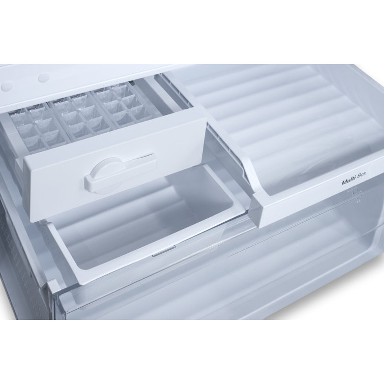 Summit 28" Silver Stainless Steel Smart Energy Star Bottom Freezer Refrigerator