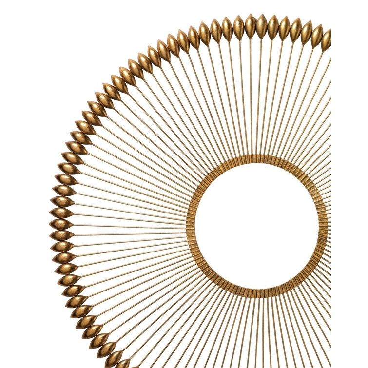 Large Gold Foil Iron Abstract Wall Decor