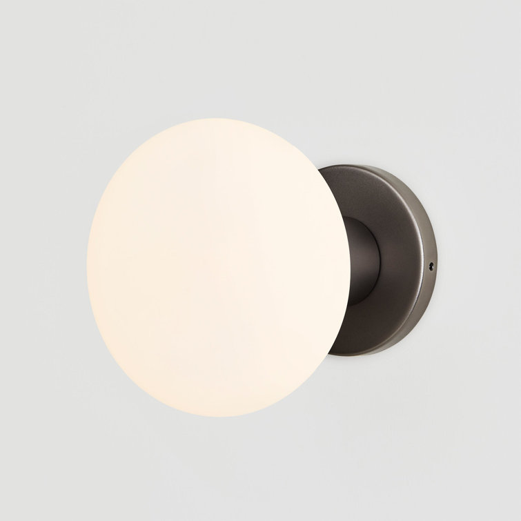 Lochan 4.25'' White Dimmable Oval LED Wall Sconce