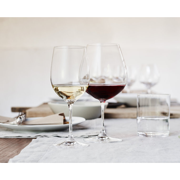 Riedel Vinum 12 oz Clear Crystal Chardonnay Wine Glasses, Set of 2
