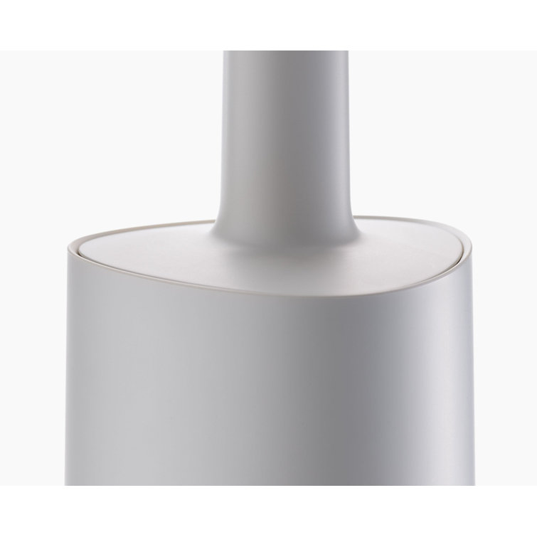 Ecru Matte Finish Advanced Toilet Brush with Holder