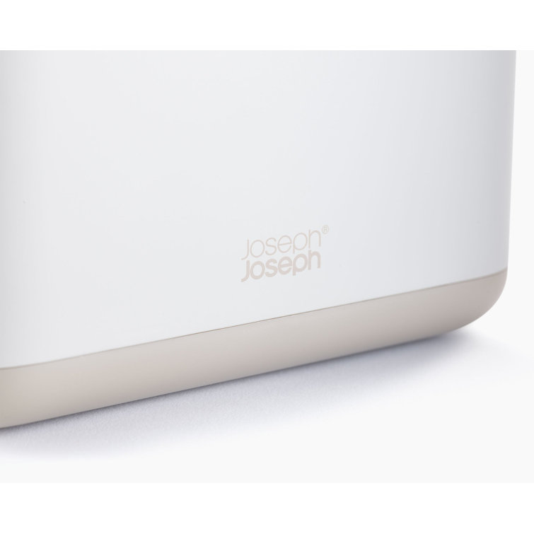 Joseph Joseph Large Ecru Plastic Toothbrush Holder with Matte Finish