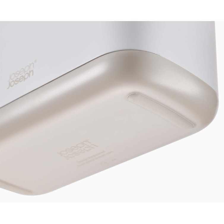 Joseph Joseph Large Ecru Plastic Toothbrush Holder with Matte Finish