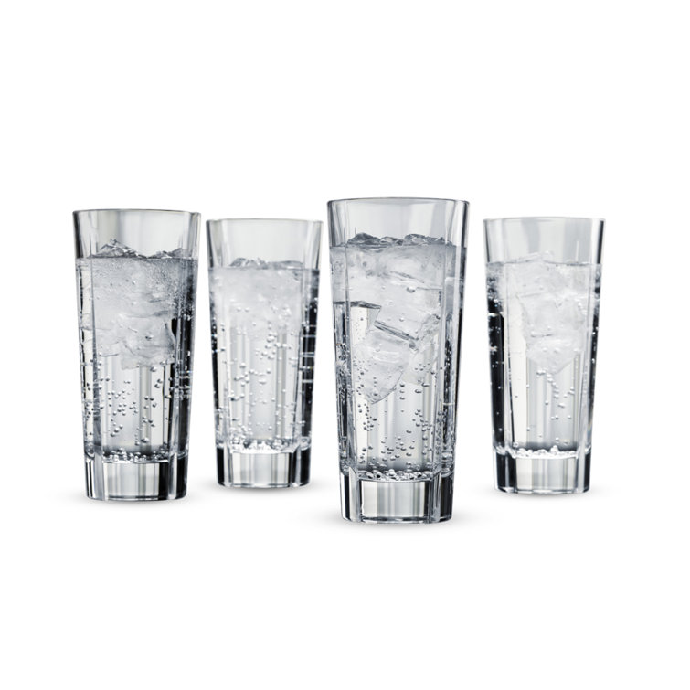 Grand Cru Clear Lead-Free Glass Long Drink Set, 10.1 Oz, 4 Pcs