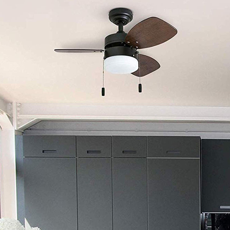 Ocean Breeze 30" Bronze LED Ceiling Fan with Reversible Blades