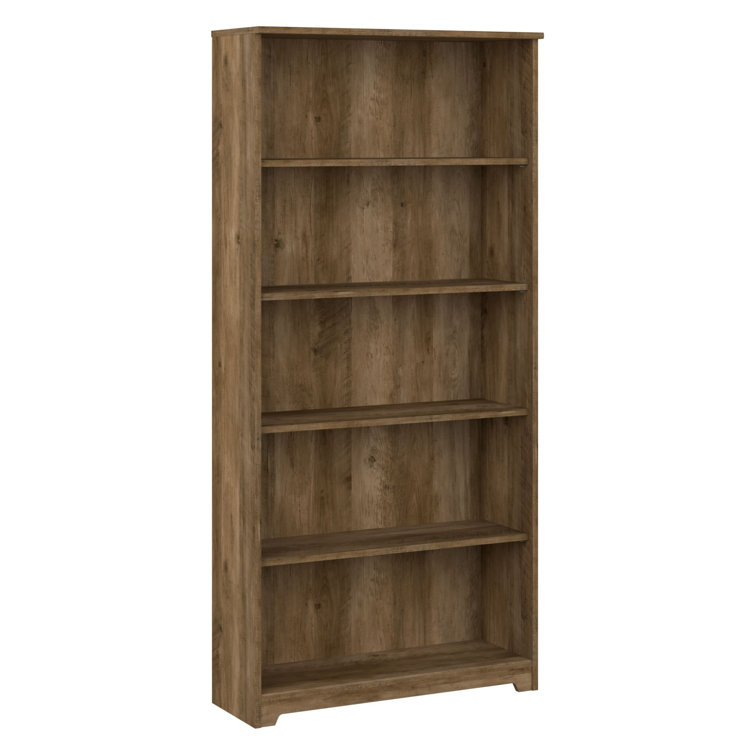 Cabot Reclaimed Pine 66" Tall Adjustable 5-Shelf Bookcase