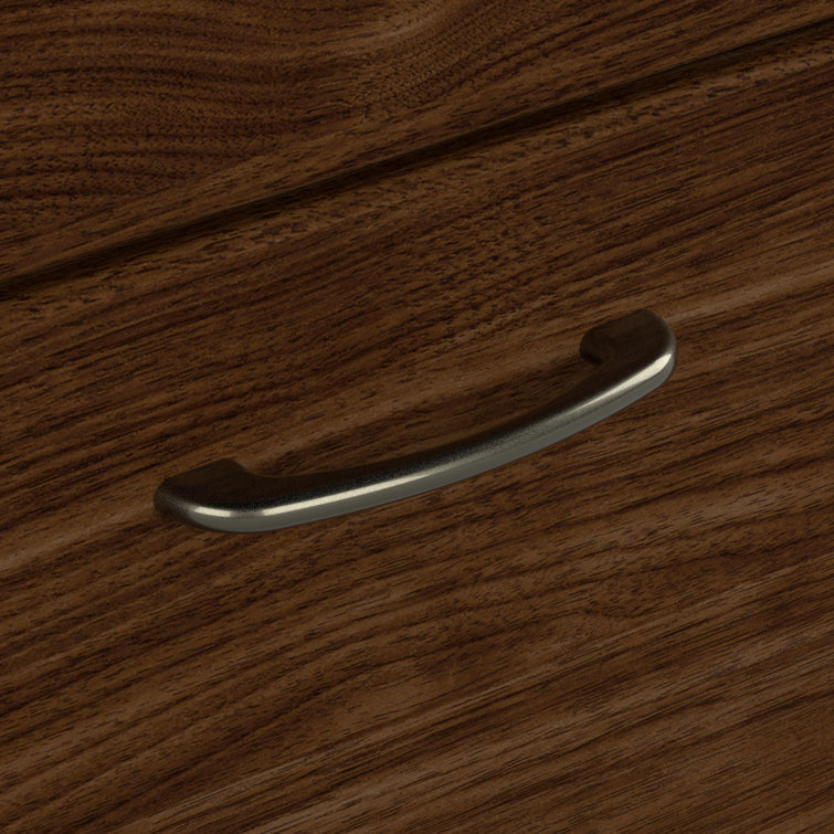 Modern Walnut L-Shaped Desk with Hutch and USB Hub