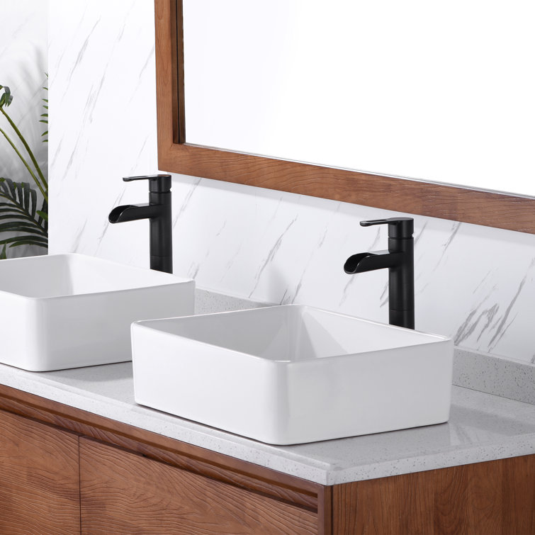 Oil Rubbed Bronze Single Handle Vessel Sink Faucet with Drain Assembly