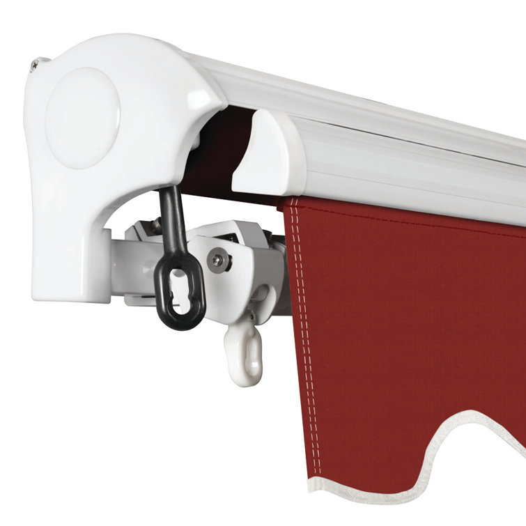 Terracotta Electric Retractable Awning with Premium Acrylic Fabric