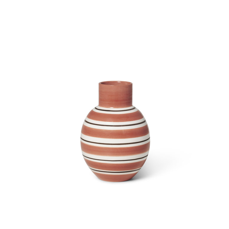 Terracotta Modern 5.7" Ceramic Decorative Table Vase