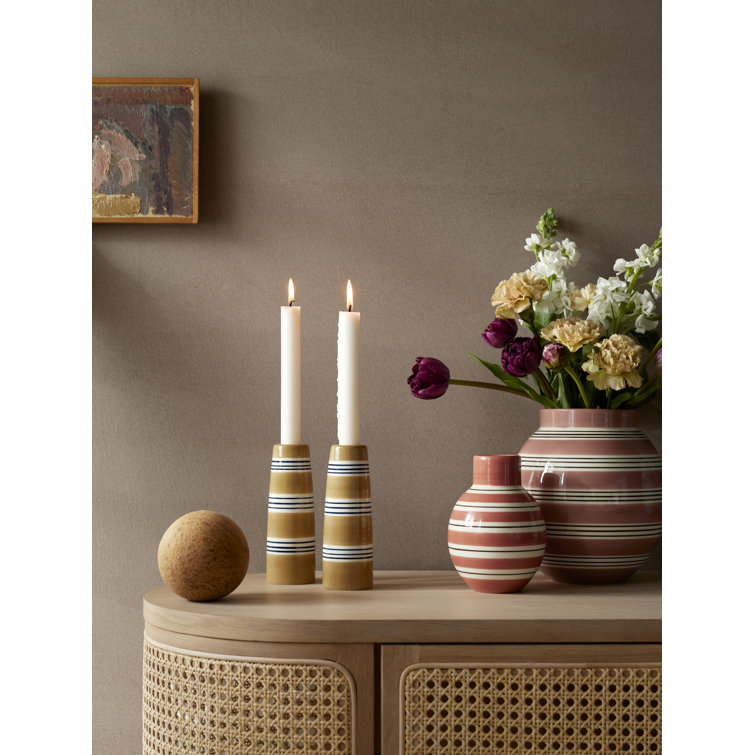 Terracotta Modern 5.7" Ceramic Decorative Table Vase