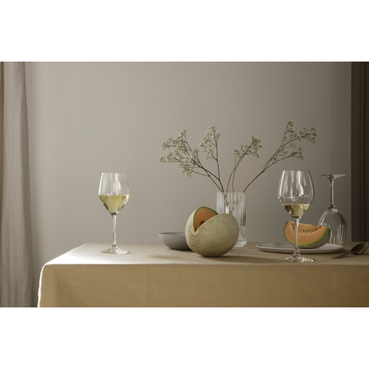 Elegant White Porcelain Fluted Table Vase