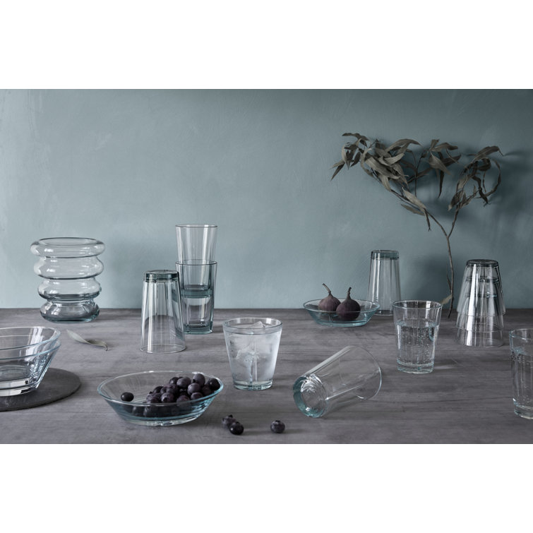 Mint Green Geometric Glass Table Vase