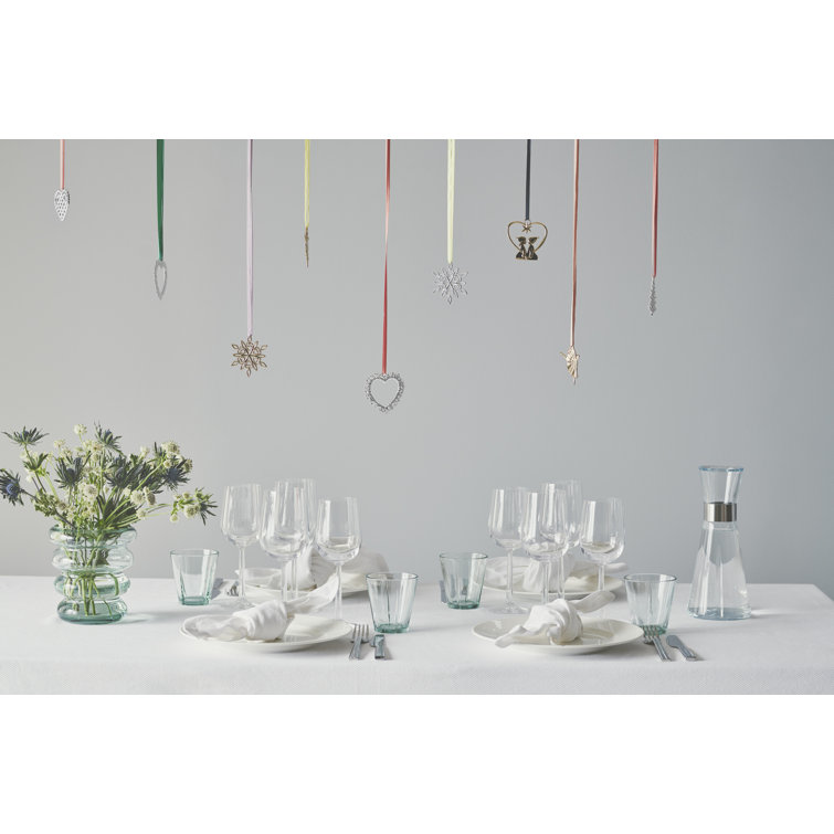 Mint Green Geometric Glass Table Vase