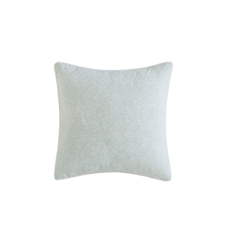 Ivory and Green Cotton King Reversible Comforter Set