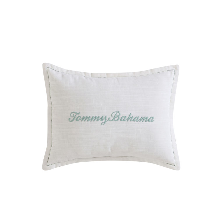 Ivory and Green Cotton King Reversible Comforter Set