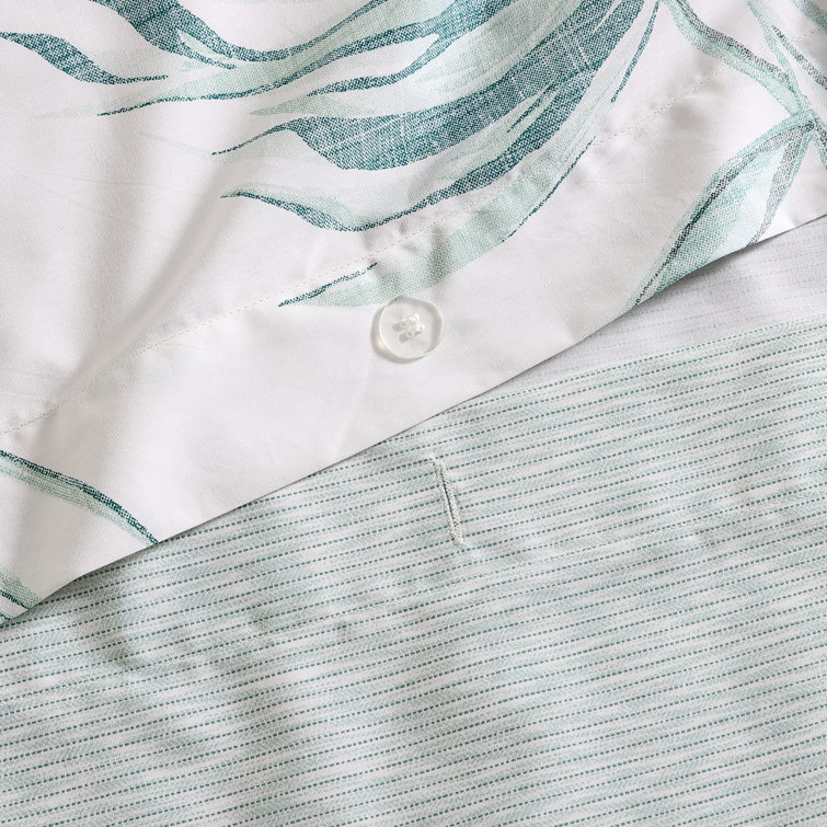 Canyon Palms Green Cotton Full/Queen Duvet Cover Set