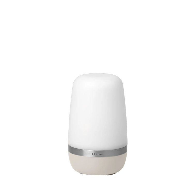 Small White Moonbeam Outdoor LED Rechargeable Lamp
