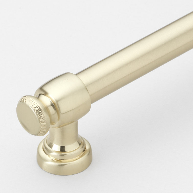 Champagne Gold Modern Bar Cabinet Pull with Mounting Hardware