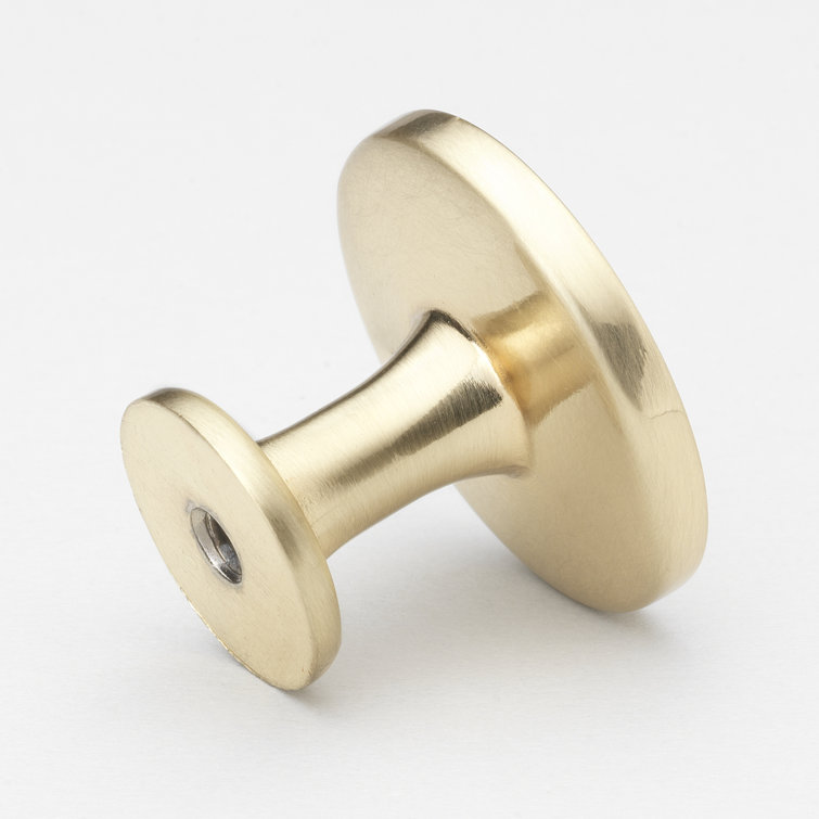 Champagne Gold Round Mushroom Cabinet Knob Multipack