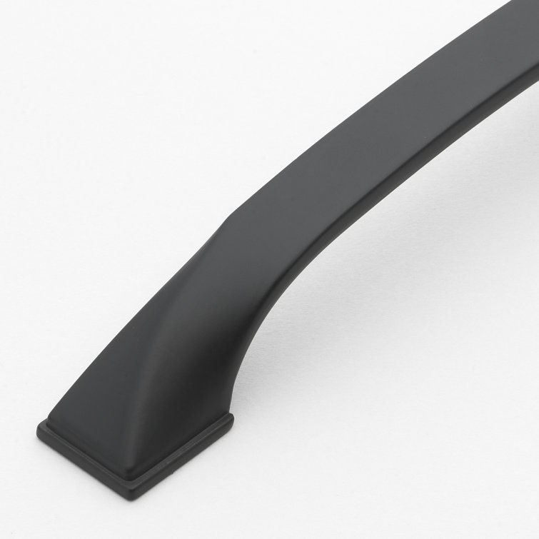 Matte Black Zinc Alloy Cabinet Bar Pull with Mounting Hardware