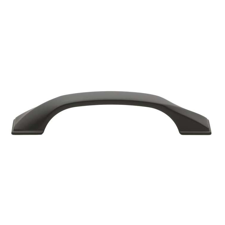 Matte Black Zinc Alloy Cabinet Bar Pull with Mounting Hardware