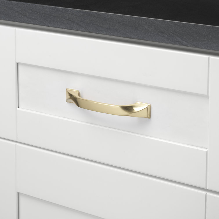 Matte Black Brass Traditional Bar Cabinet Pull with Mounting Hardware