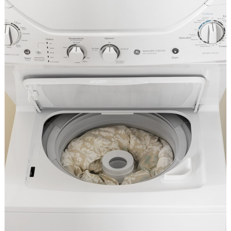 White 2.3 Cu. Ft. Washer and 4.4 Cu. Ft. Electric Dryer Laundry Center