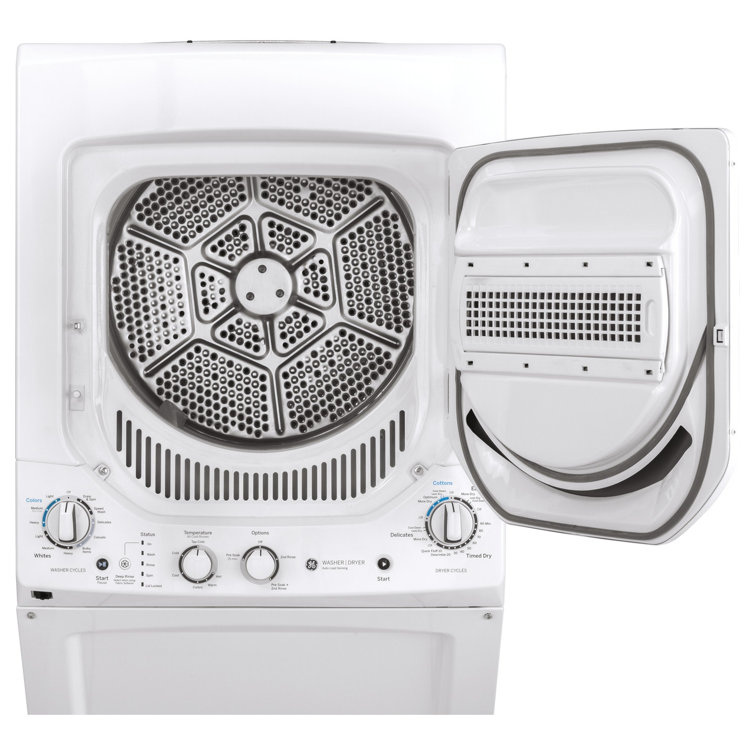 White 2.3 Cu. Ft. Washer and 4.4 Cu. Ft. Electric Dryer Laundry Center