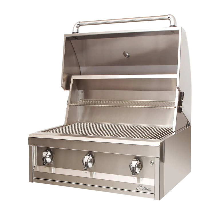 Artisan 36-Inch Stainless Steel Built-In Propane Gas Grill with Rotisserie