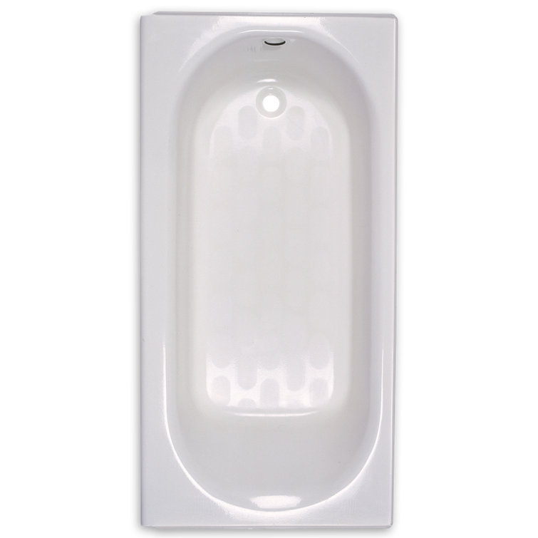 Princeton 61'' White Porcelain Alcove Bathtub with Right Drain
