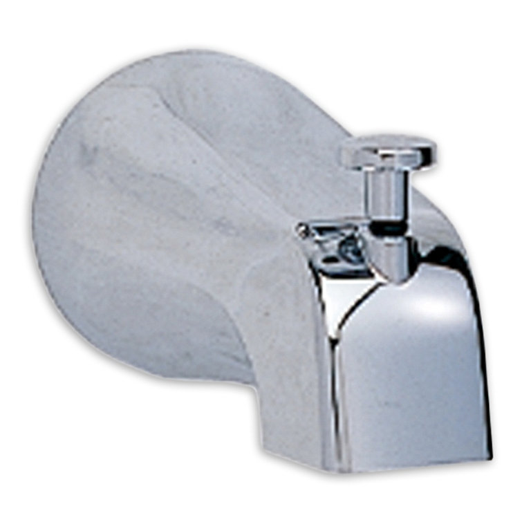 Polished Chrome Wall Mounted Diverter Tub Spout