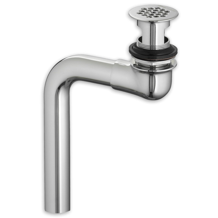 Heritage Chrome Offset Grid Drain with Overflow
