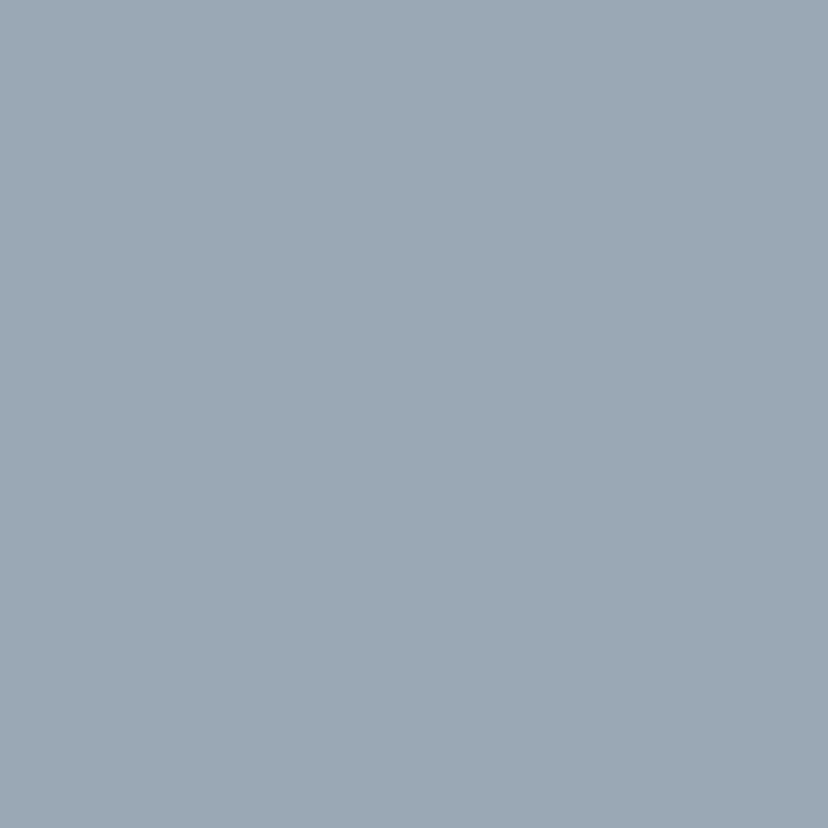 Organic Steel Blue Cotton King Duvet Cover