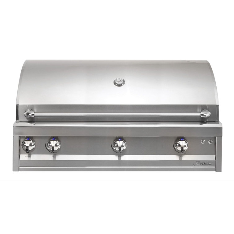 Artisan 42" Stainless Steel Built-in Propane Gas Grill with Rotisserie