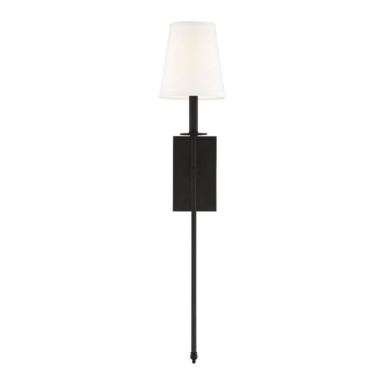 Monroe Elegance Warm Brass Outdoor Wall Sconce with White Shade