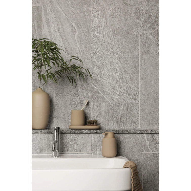 Magnet Charcoal Ceramic Soap Dispenser with Soft-Touch Finish