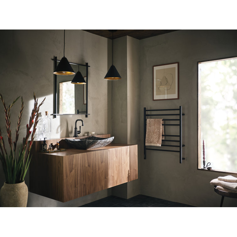Matte Black Single Hole Metal Bathroom Faucet