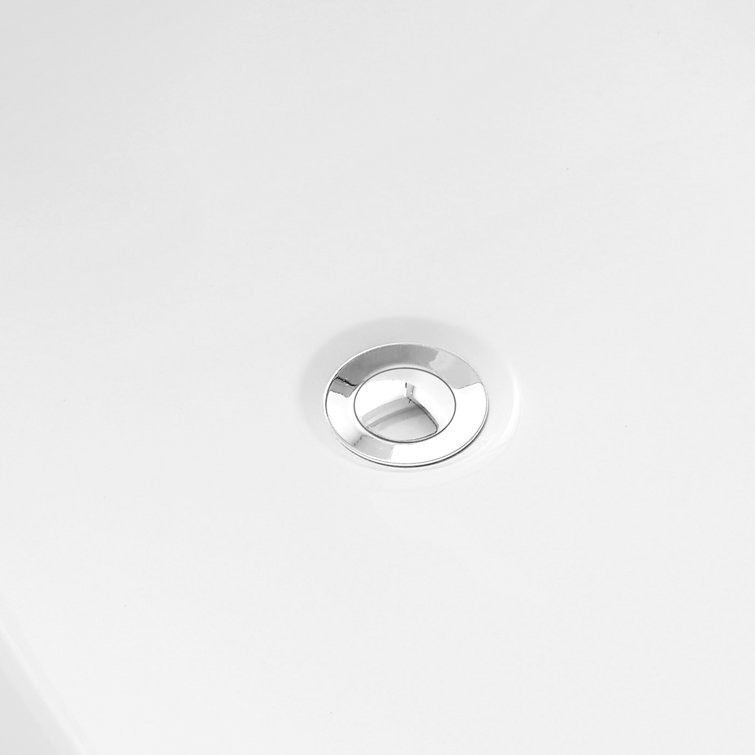 75'' White Acrylic Freestanding Soaking Bathtub