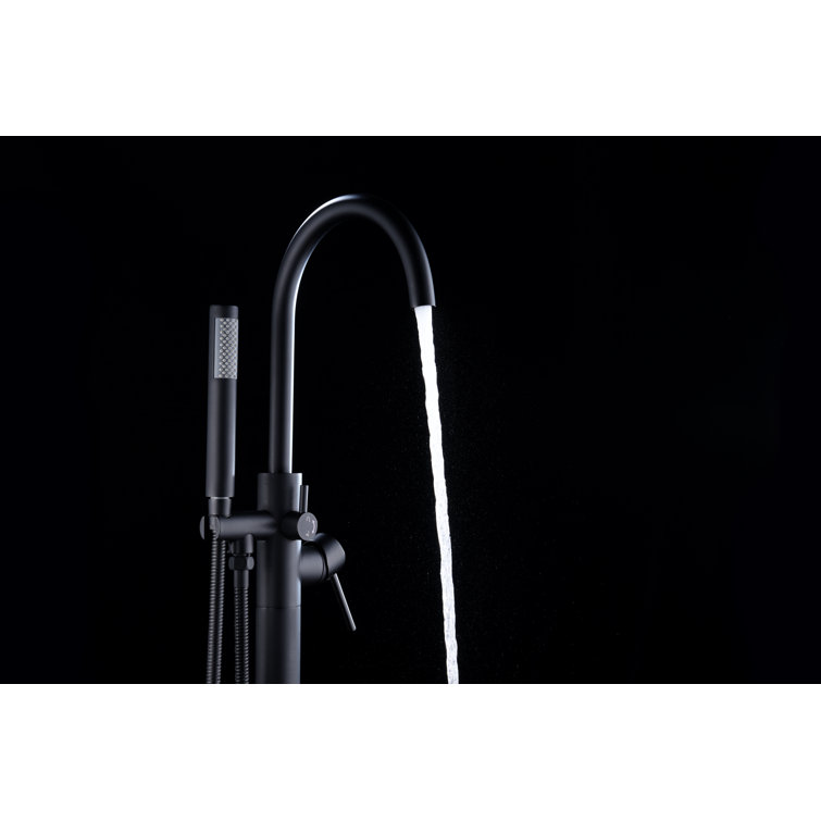 Oil Rubbed Bronze Freestanding Tub Faucet with Hand Shower
