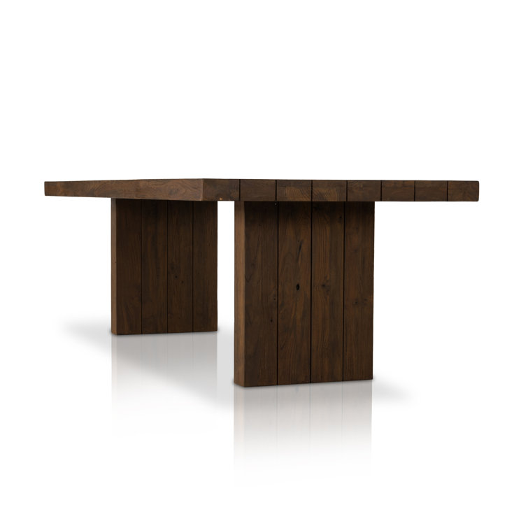 Encino 96" Brown Reclaimed Teak Outdoor Dining Table