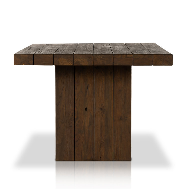 Encino 96" Brown Reclaimed Teak Outdoor Dining Table