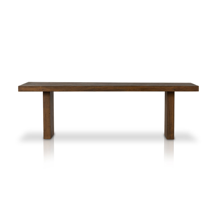 Encino 96" Brown Reclaimed Teak Outdoor Dining Table