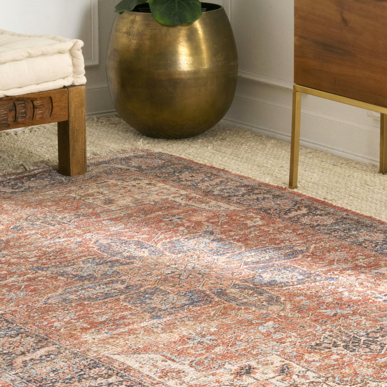 Multicolor Medallion Flat Woven Synthetic 8' x 10' Area Rug