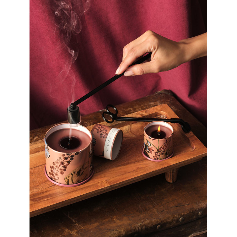 Amber Floral Soy Scented Jar Candle, 3.75"