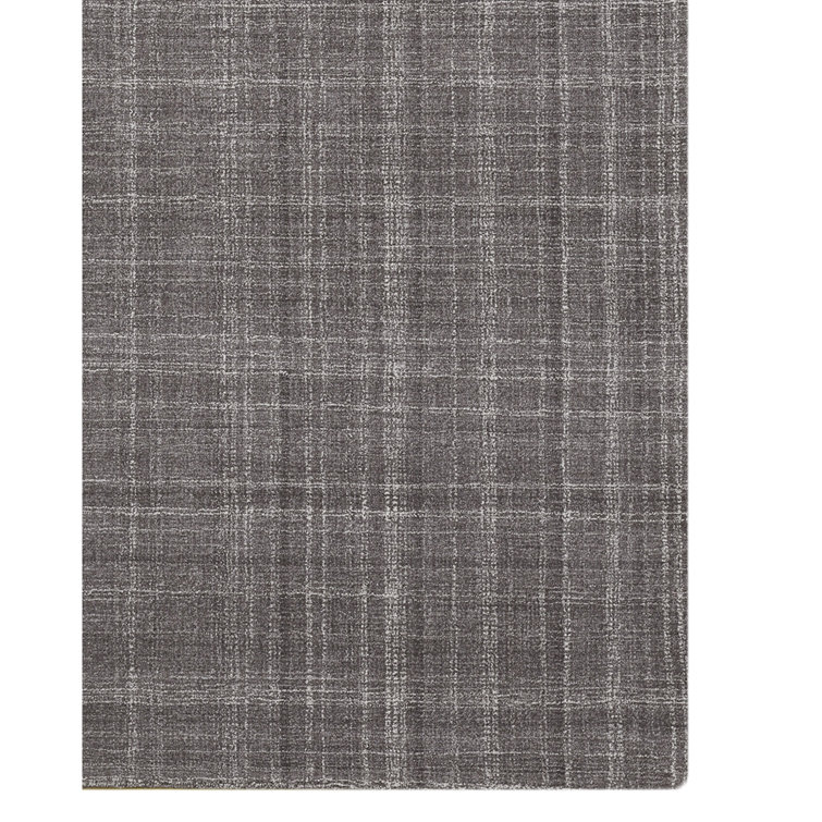Graphite Hand-Tufted Wool Rectangular Area Rug